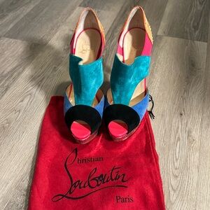 Christian Louboutin Dolly Alta 160mm Leather Platform Pumps